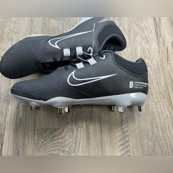 NEW Nike Hyperdiamond 4 Pro Metal Softball Cleats - Picture 7 of 10